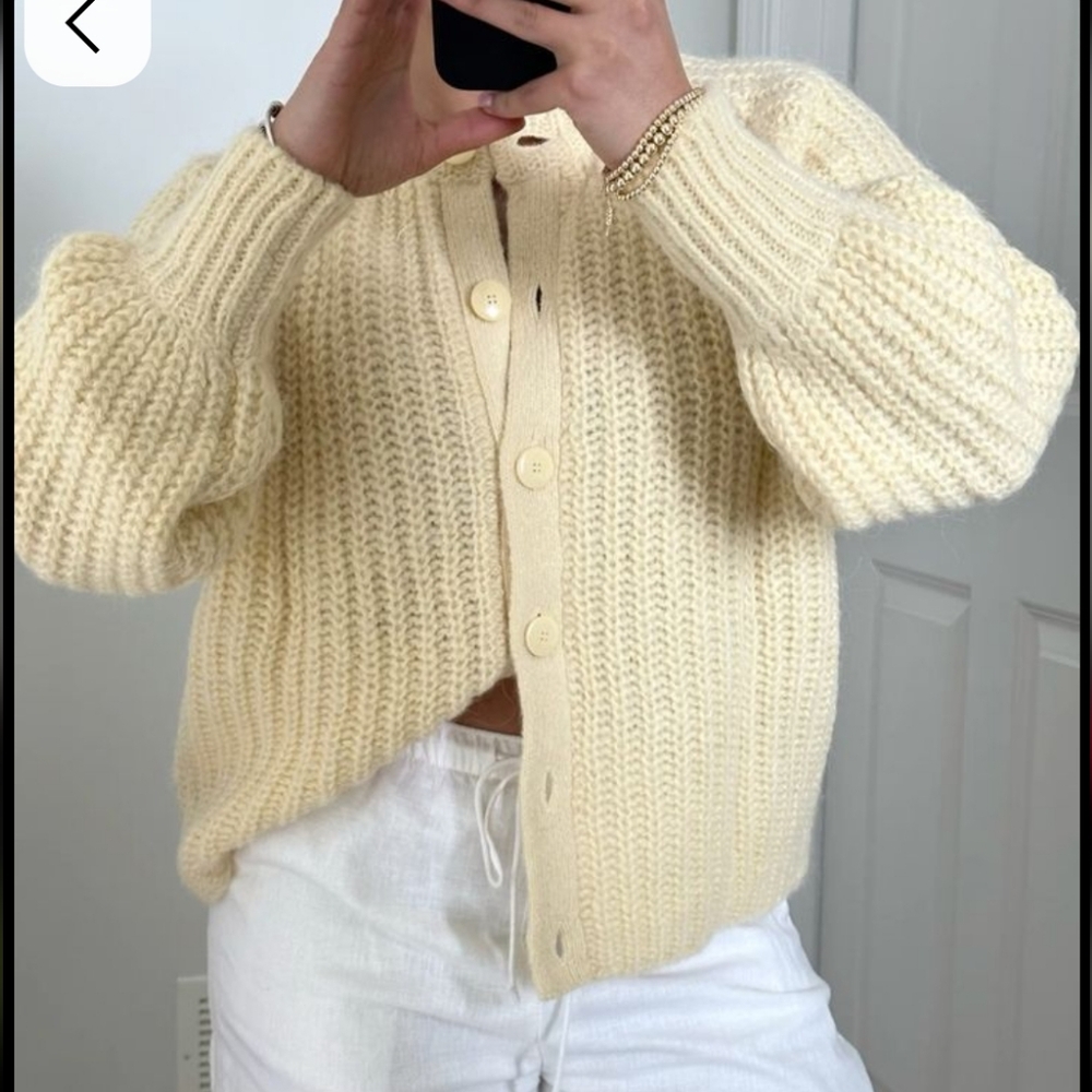 Yellow Cardigan